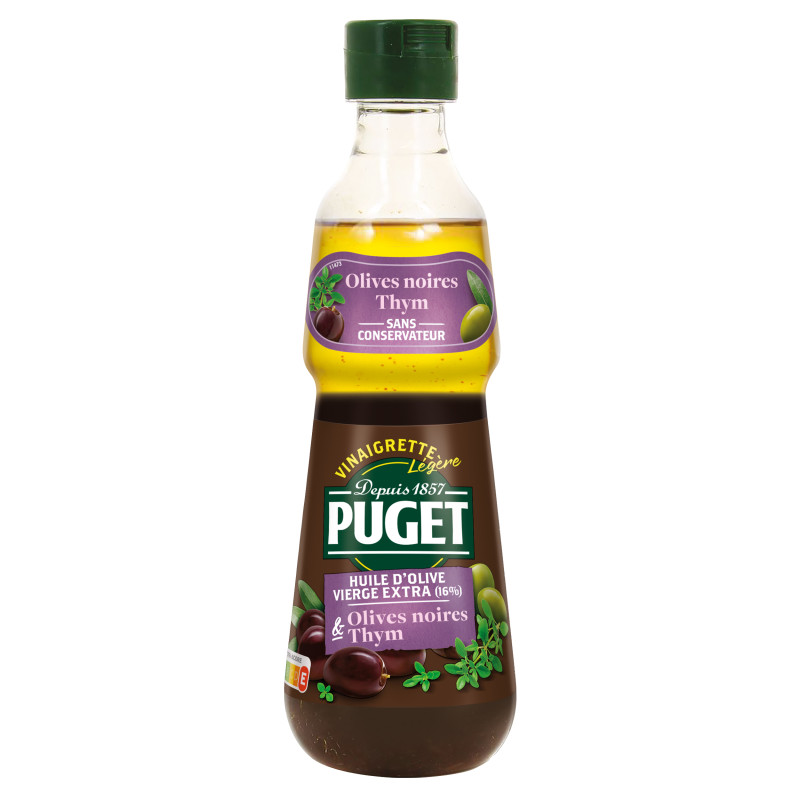 Vinaigrette PUGET – Olives noires et thym