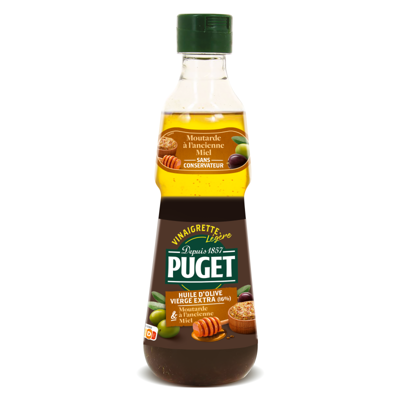 Vinaigrette PUGET – Moutarde à l'ancienne et Miel