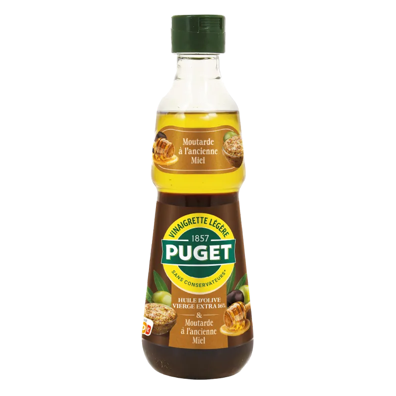 Vinaigrette PUGET – Moutarde à l'ancienne et Miel