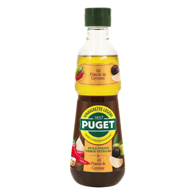 Vinaigrette PUGET – Ail et piment de cayenne