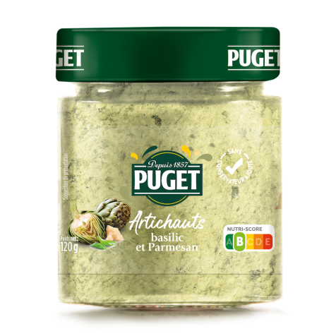 Tartinable PUGET - Artichauts, basilic & parmesan
