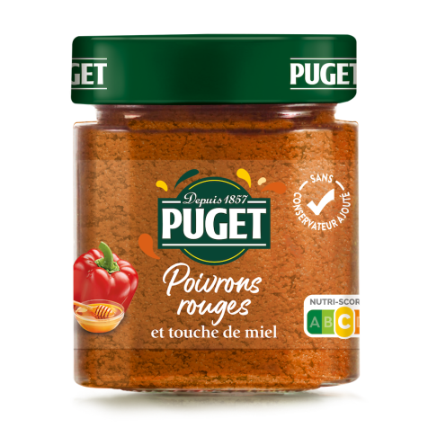 Tartinable PUGET - Poivrons rouges & touche de miel