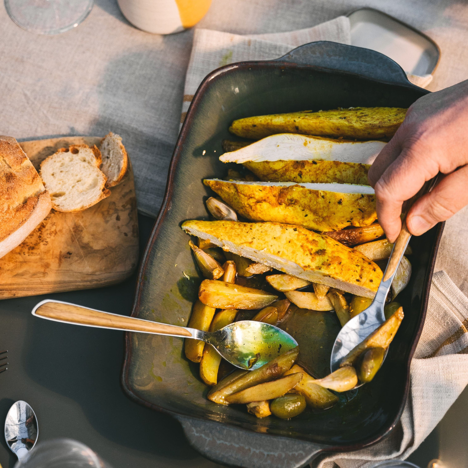Poulet mariné au citron